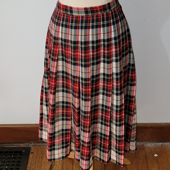 100% Virgin wool pleated Pendleton - Picture 6 of 7